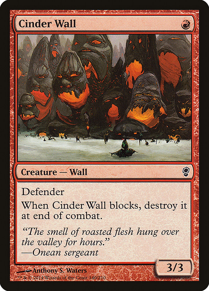Cinder Wall 140/210 (Conspiracy) 