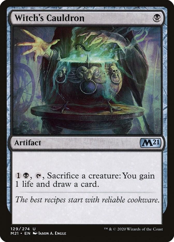 Witch's Cauldron 129/274 (Core Set 2021) 