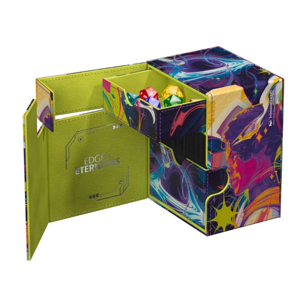 Ultimate Guard: Deck Box – XenoSkin Flip'n'Tray 133+ – MTG: Edge of Eternities – Haliya & Tezzeret