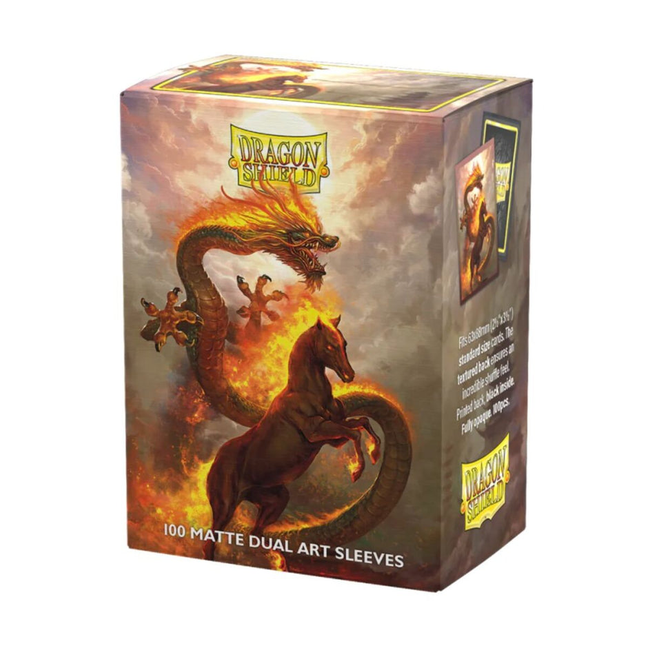 Dragon Shield: Sleeves – Matte Dual Art – Lunar New Year 2026: Fire Horse
