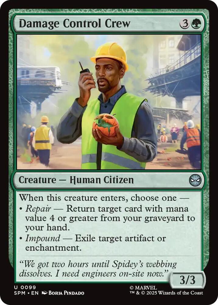 Damage Control Crew 99/198 (Marvel's Spider-Man) 