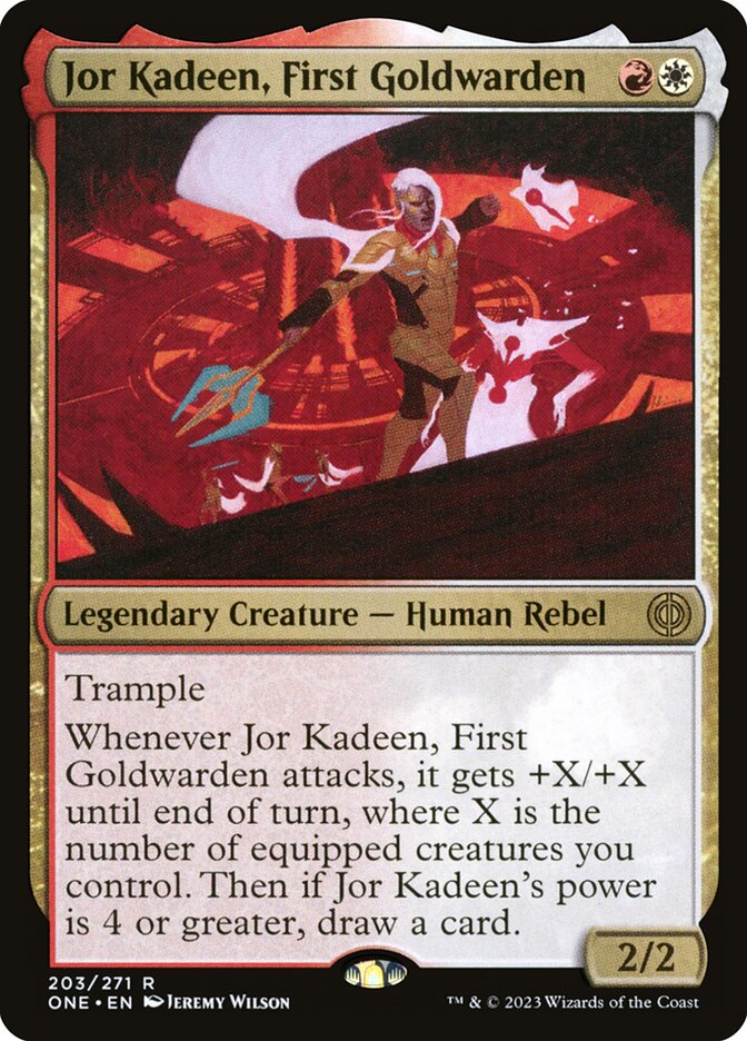 Jor Kadeen First Goldwarden 203 (Phyrexia: All Will Be One)  - Foil