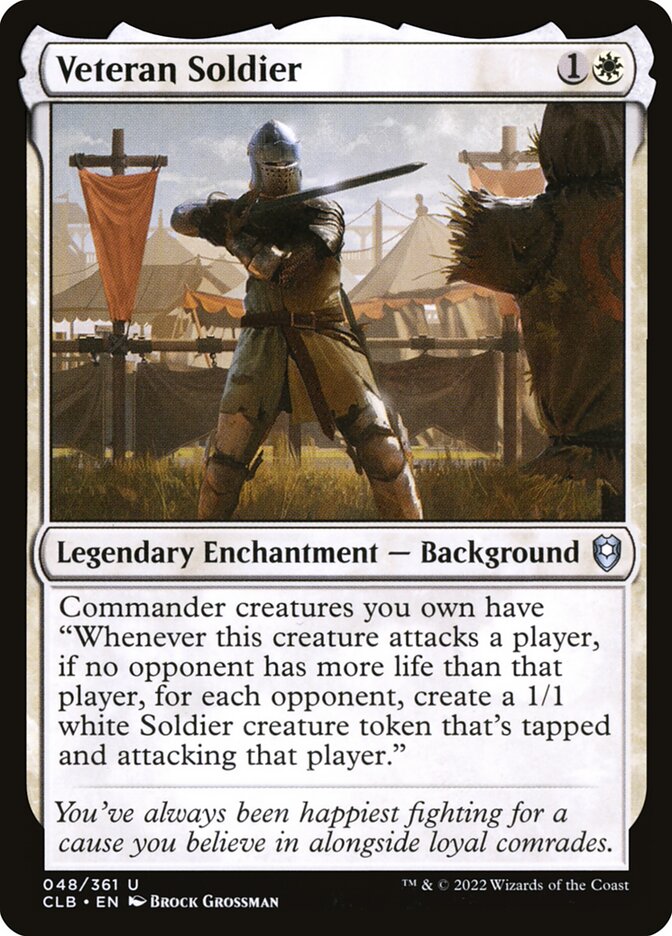 Veteran Soldier 48 (Commander Legends: Battle for Baldur's Gate) 