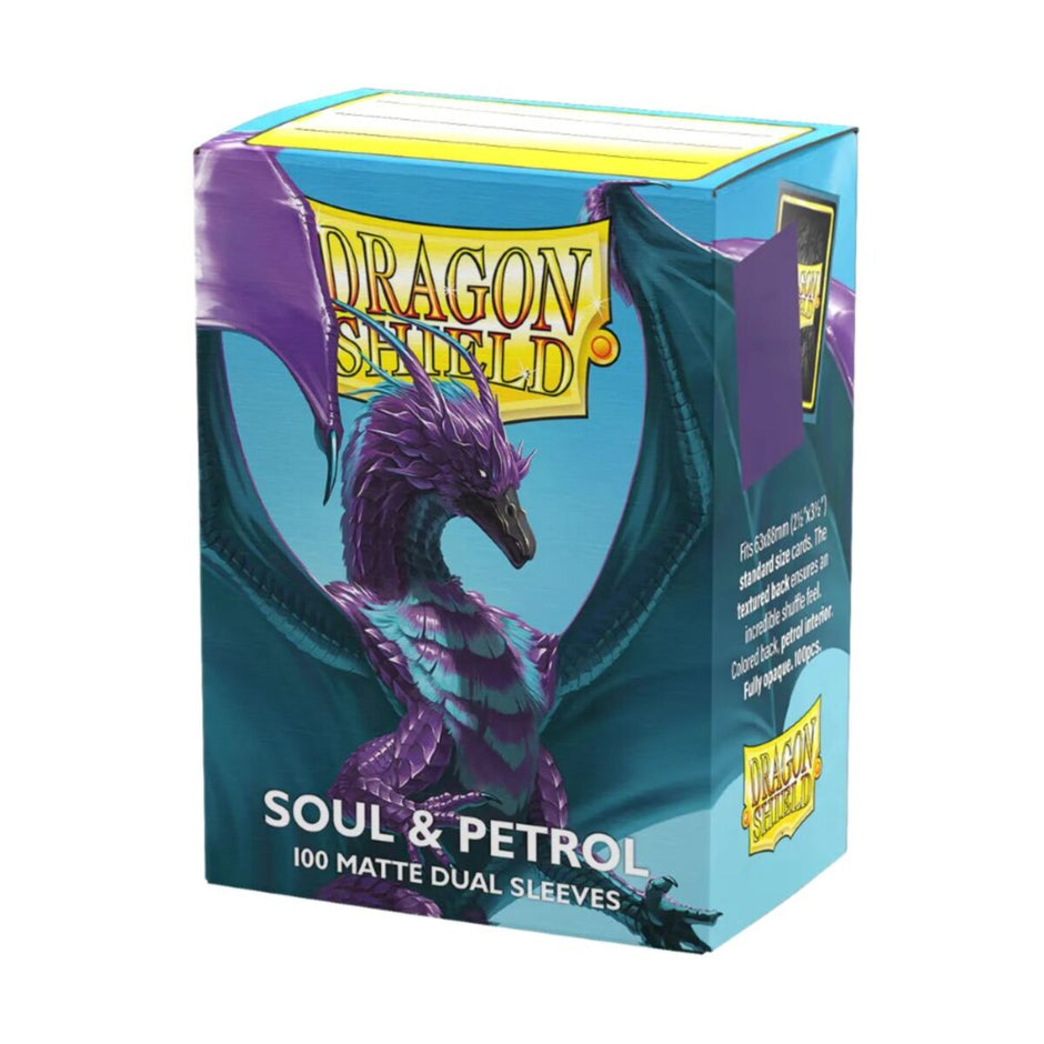 Dragon Shield: Sleeves – Matte Dual – Soul & Petrol