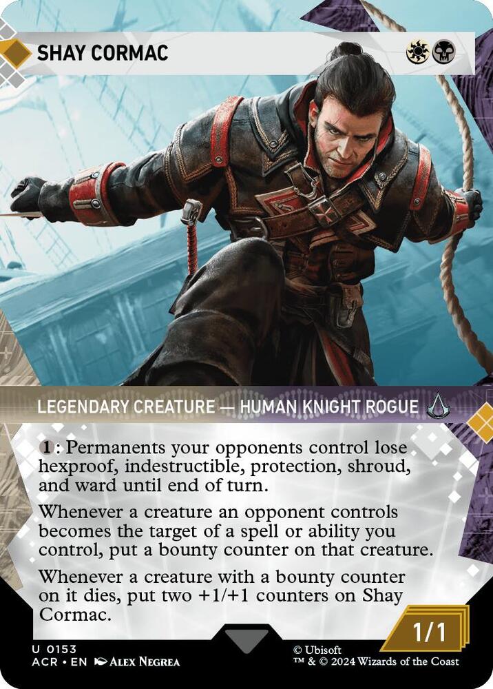 Shay Cormac 153/110 (Universes Beyond: Assassin's Creed)  - Showcase Foil