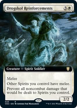 Drogskol Reinforcements Extended Art 43/38 (Commander: Innistrad: Crimson Vow) 