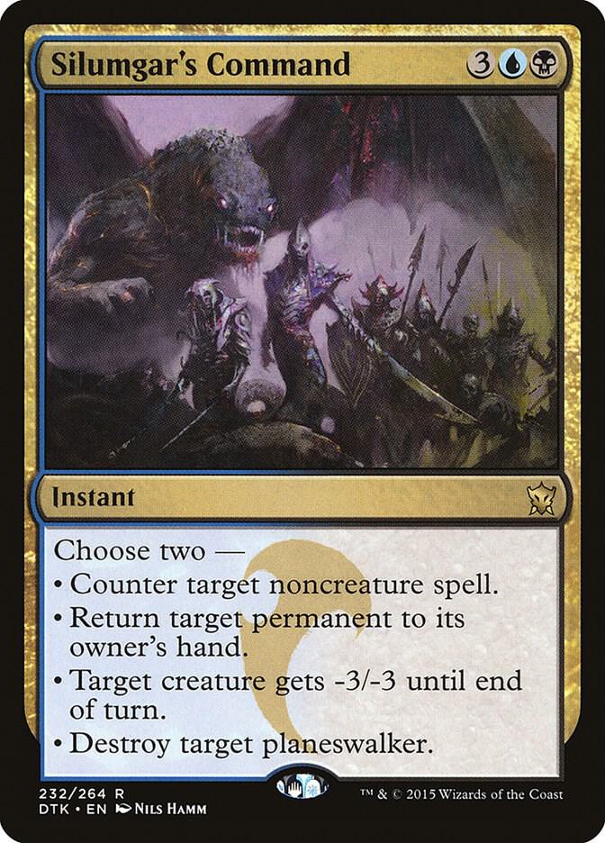 Silumgar's Command 232/264 (Dragons of Tarkir) 