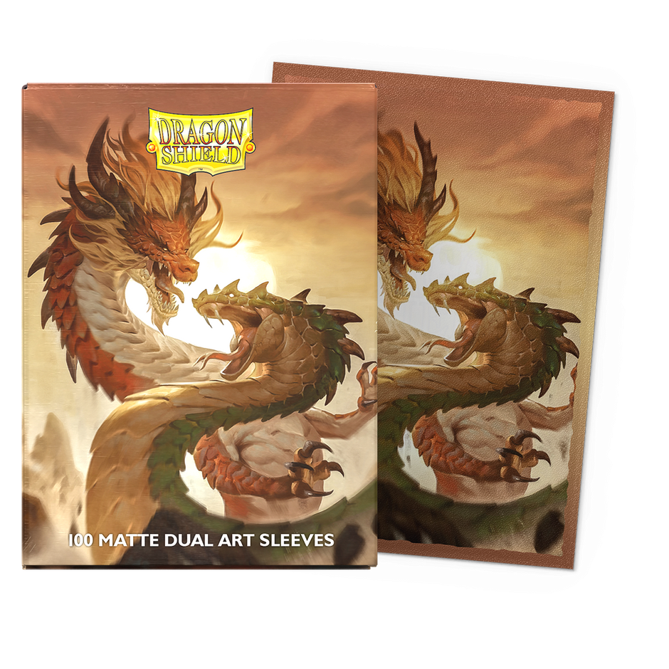 Dragon Shield: Standard Size 100ct Art Sleeves - Wood Snake 2025 (Dual Matte)