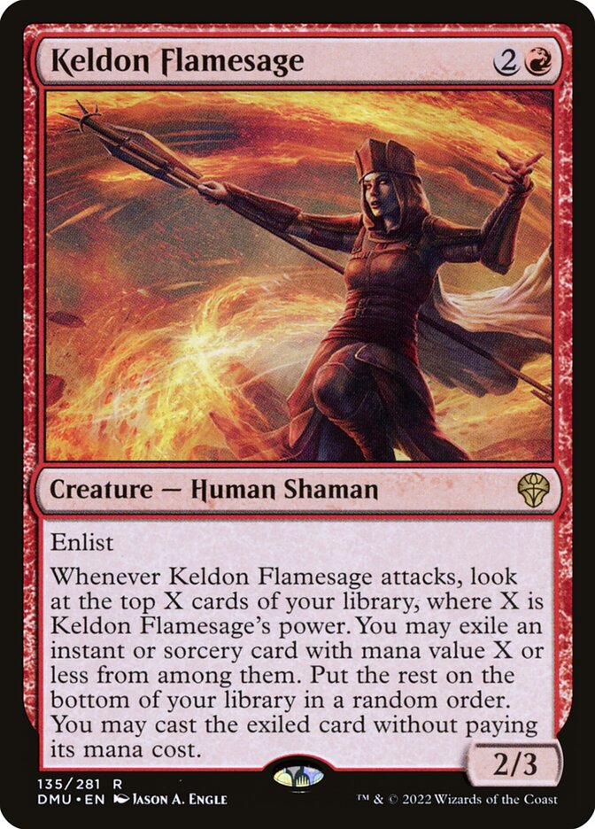 Keldon Flamesage 135/281 (Dominaria United) 