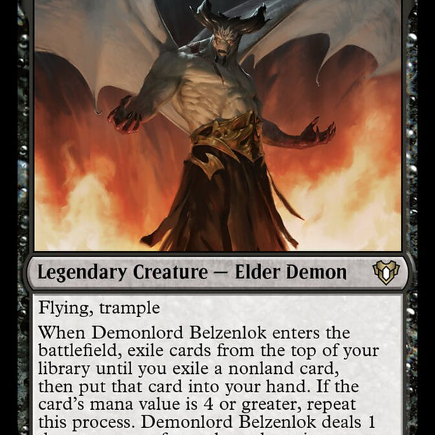Demonlord Belzenlok 151/451 (Commander Masters) 