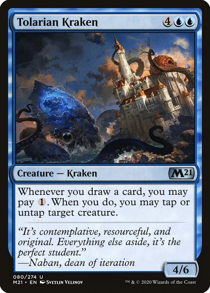 Tolarian Kraken 80/274 (Core Set 2021) 