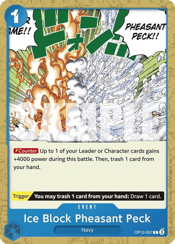 Ice Block Pheasant Peck OP12-057 (Legacy of the Master) 