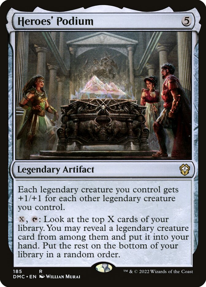 Heroes' Podium 185/50 (Commander: Dominaria United) 