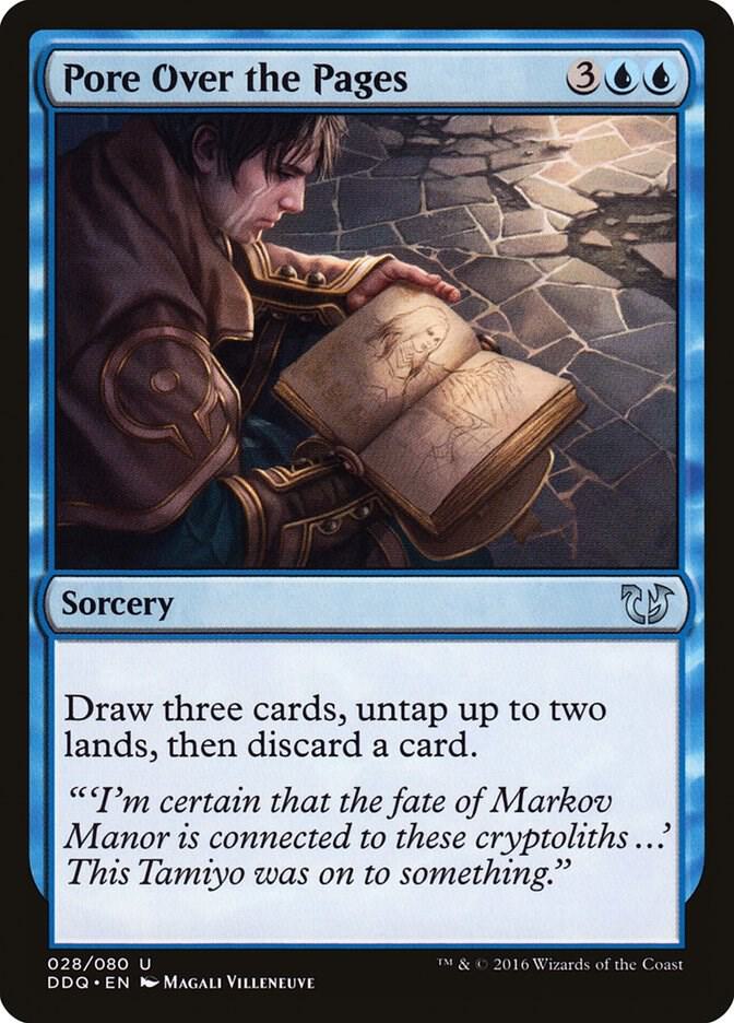 Pore Over the Pages 28/80 (Duel Decks: Blessed vs. Cursed) 