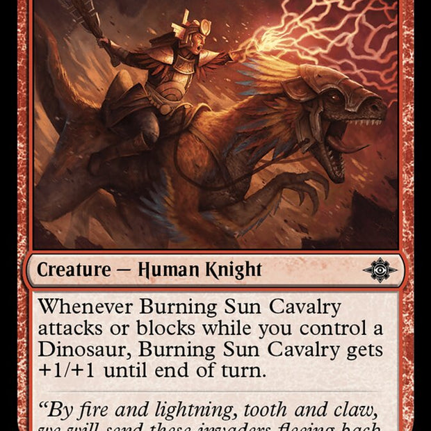 Burning Sun Cavalry 138/291 (The Lost Caverns of Ixalan) 