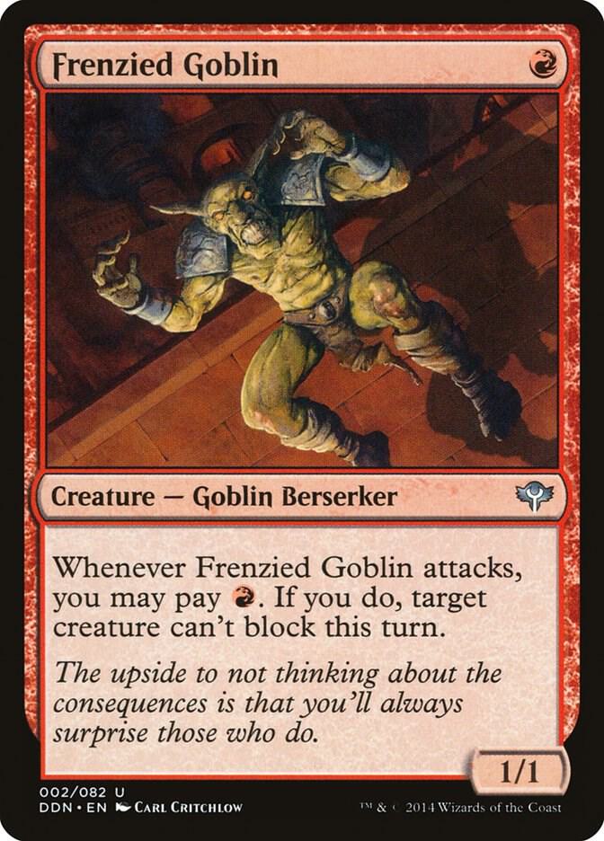 Frenzied Goblin 2/82 (Duel Decks: Speed vs. Cunning) 