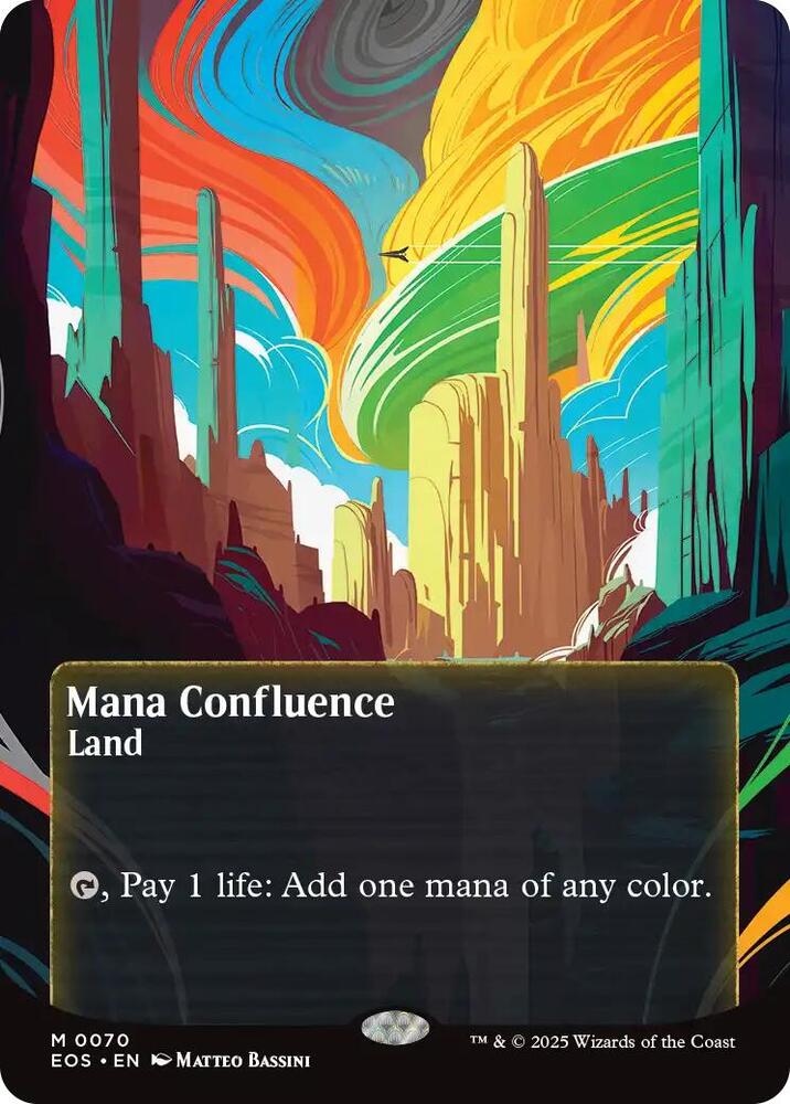 Mana Confluence  70/45 (Edge of Eternities: Stellar Sights)  - Borderless