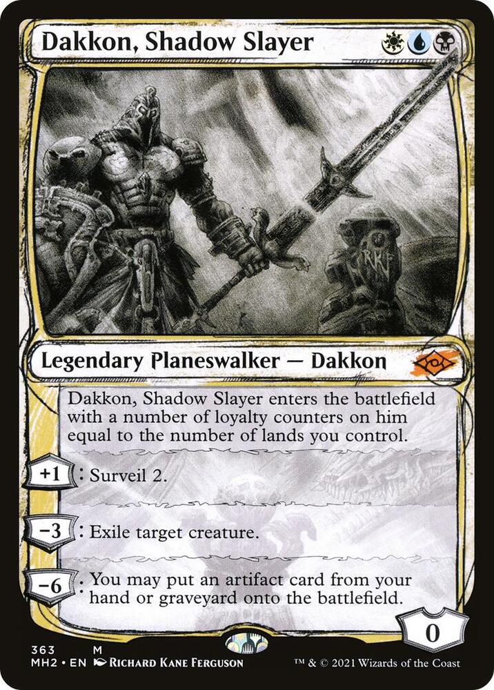 Dakkon Shadow Slayer Showcase 363/303 (Modern Horizons 2) 