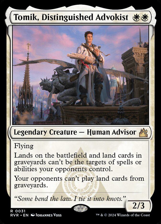 Tomik, Distinguished Advokist 31 (Ravnica Remastered)  - Foil