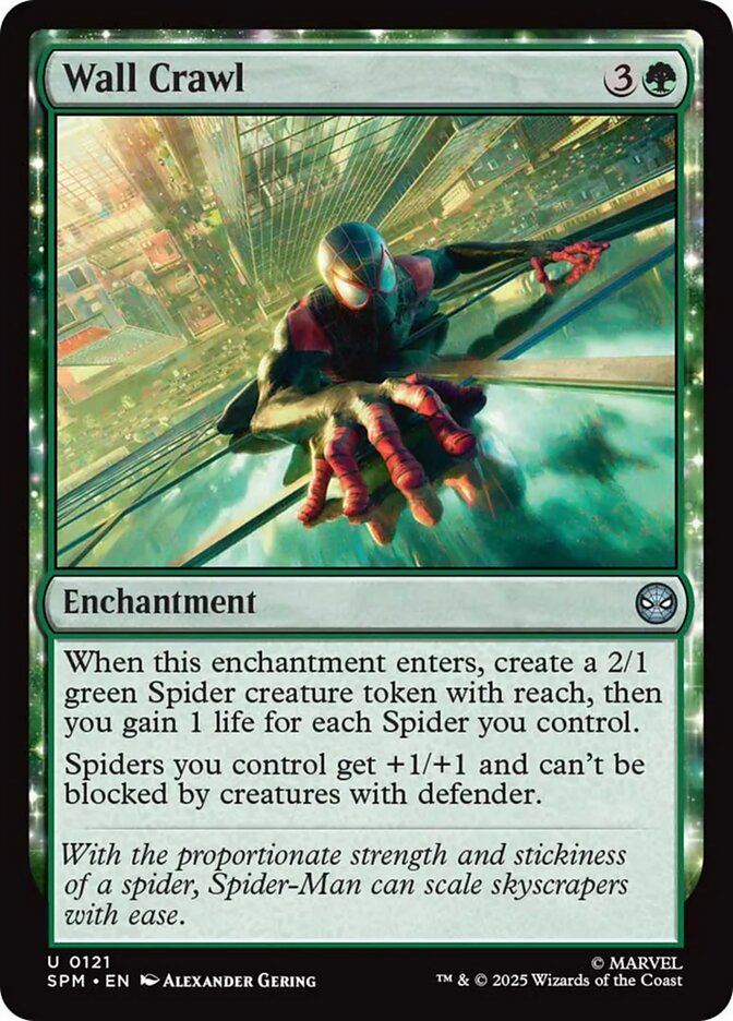 Wall Crawl 121/198 (Marvel's Spider-Man) 