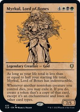 Myrkul Lord of Bones Showcase 433 (Commander Legends: Battle for Baldur's Gate)  - Foil