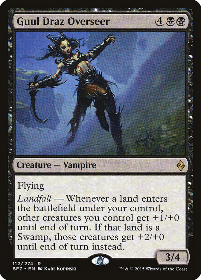 Guul Draz Overseer 112/274 (Battle for Zendikar) 