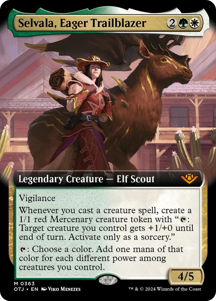 Selvala, Eager Trailblazer 363/286 (Outlaws of Thunder Junction)  - Extended Art