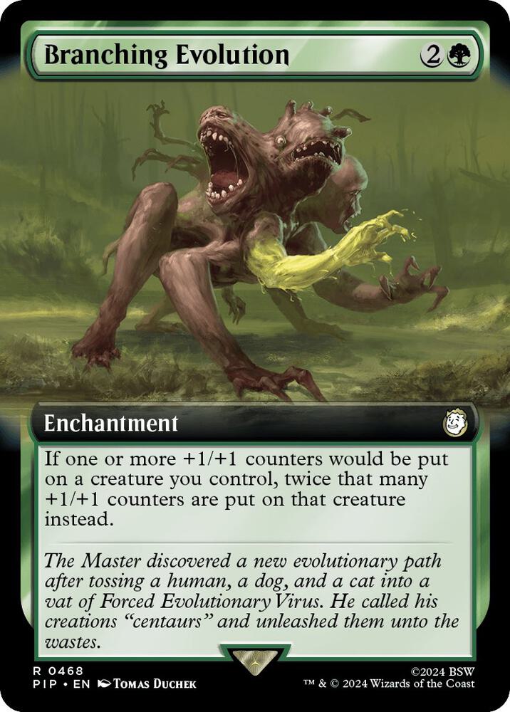Branching Evolution 468/326 (Universes Beyond: Fallout)  - Extended Art