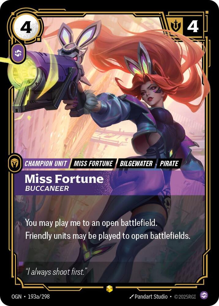 Miss Fortune - Buccaneer 193a/298 (Origins)  - Foil