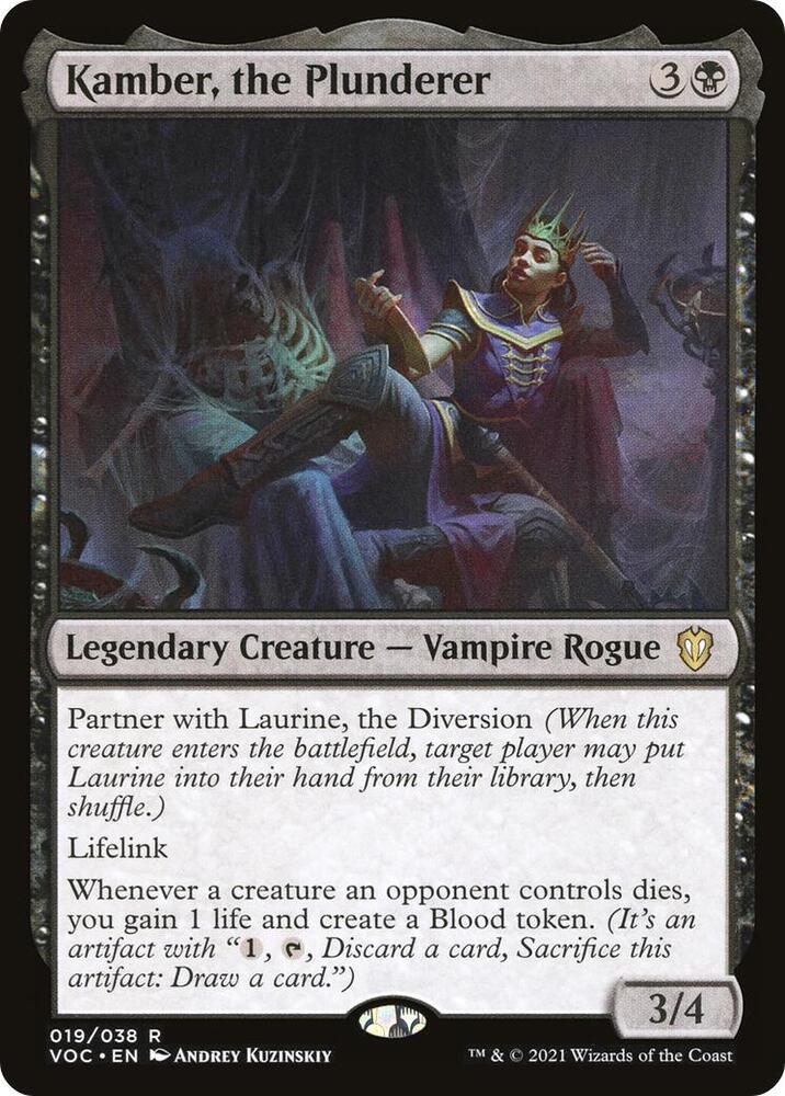 Kamber the Plunderer 19/38 (Commander: Innistrad: Crimson Vow) 