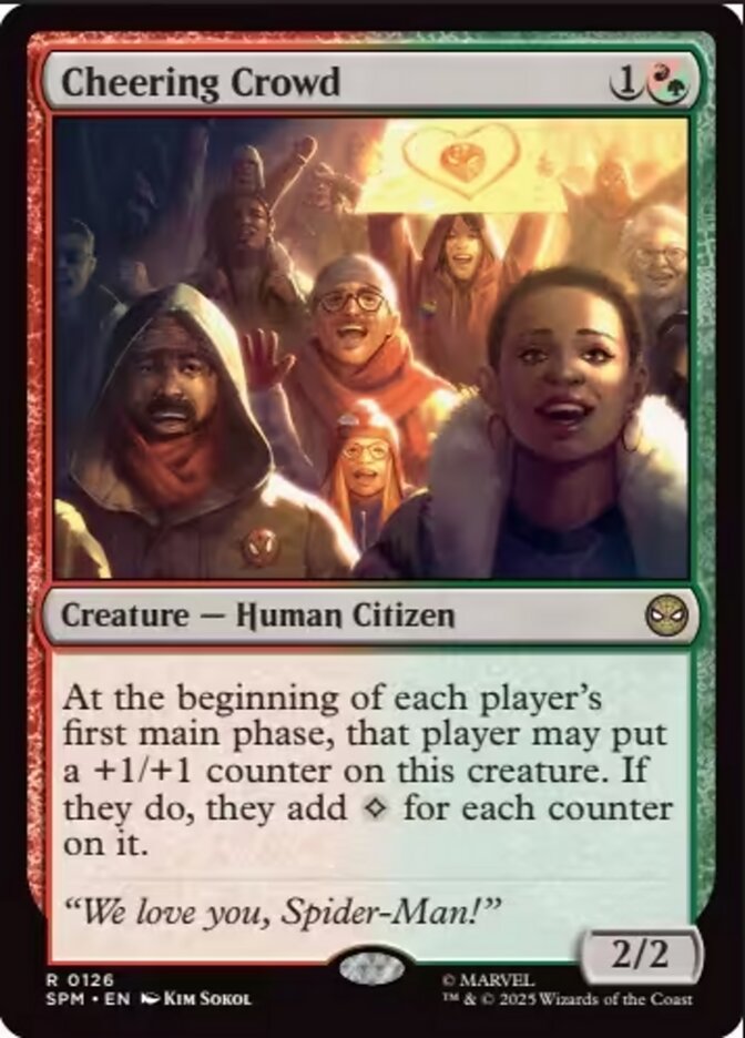Cheering Crowd 126/198 (Marvel's Spider-Man) 