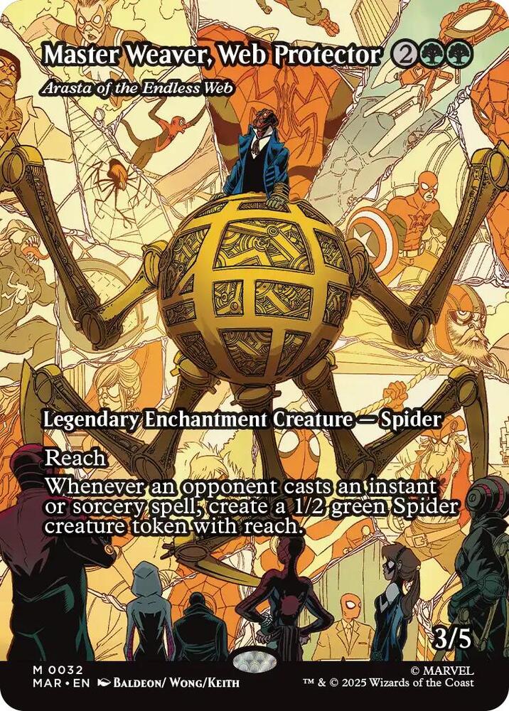 Master Weaver Web Protector Arasta of the Endless Web Borderless ()  - Foil