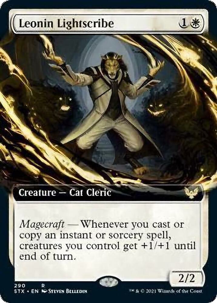 Leonin Lightscribe Extended Art 290 (Strixhaven: School of Mages) 