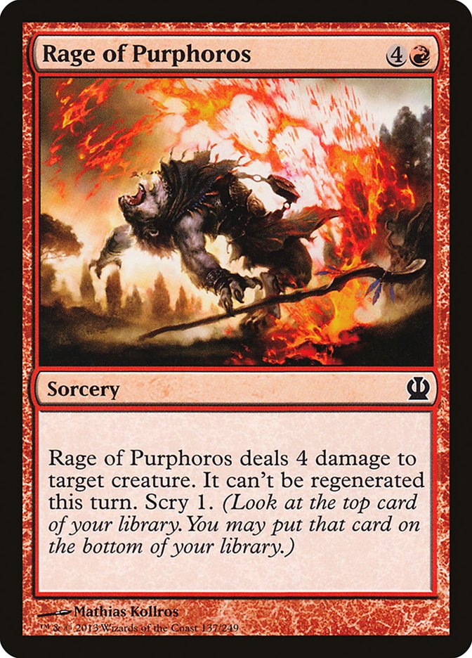Rage of Purphoros 137/249 (Theros) 