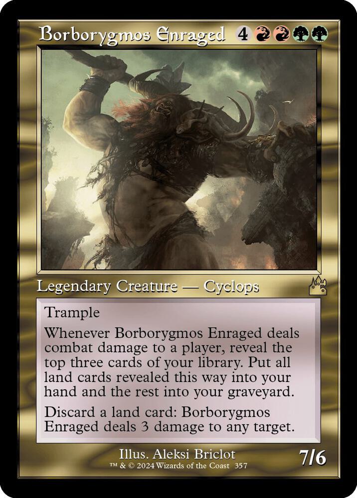 Borborygmos Enraged 357 (Ravnica Remastered)  - Foil