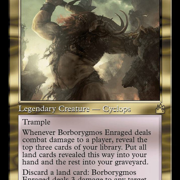 Borborygmos Enraged 357/291 (Ravnica Remastered)  - Retro Foil