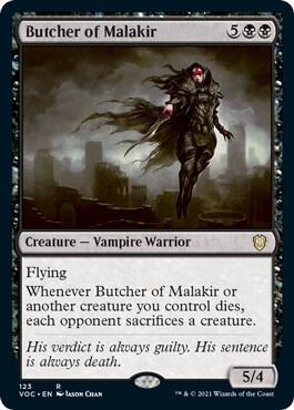 Butcher of Malakir 123/38 (Commander: Innistrad: Crimson Vow) 