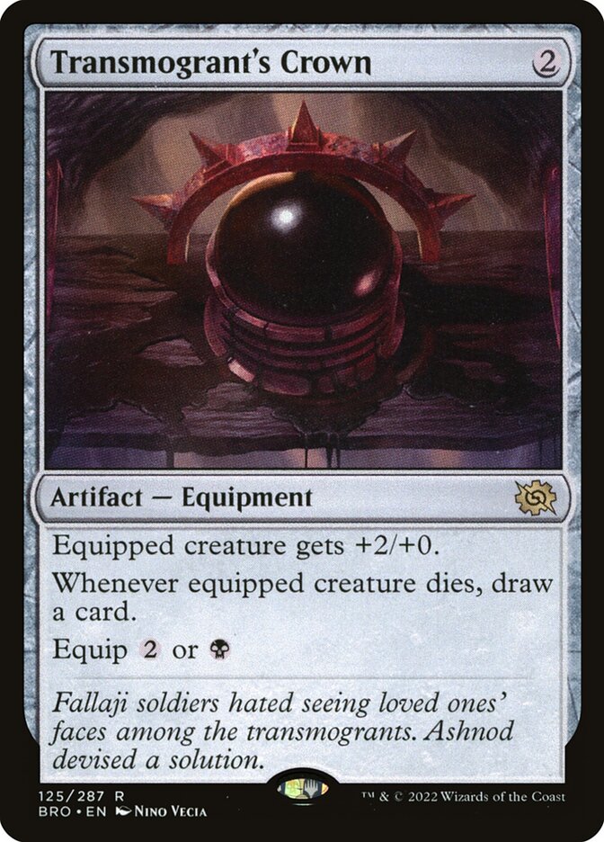 Transmogrant's Crown 125 (The Brothers' War)  - Foil
