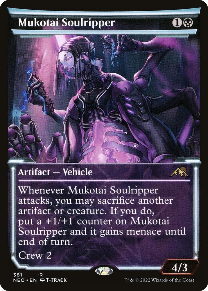 Mukotai Soulripper 381/302 (Kamigawa: Neon Dynasty)  - Showcase Foil