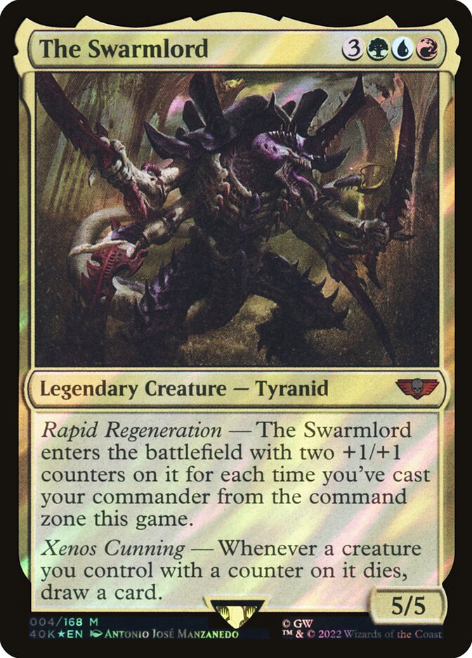 The Swarmlord 4/617 (Universes Beyond: Warhammer 40,000)  - Surge Foil