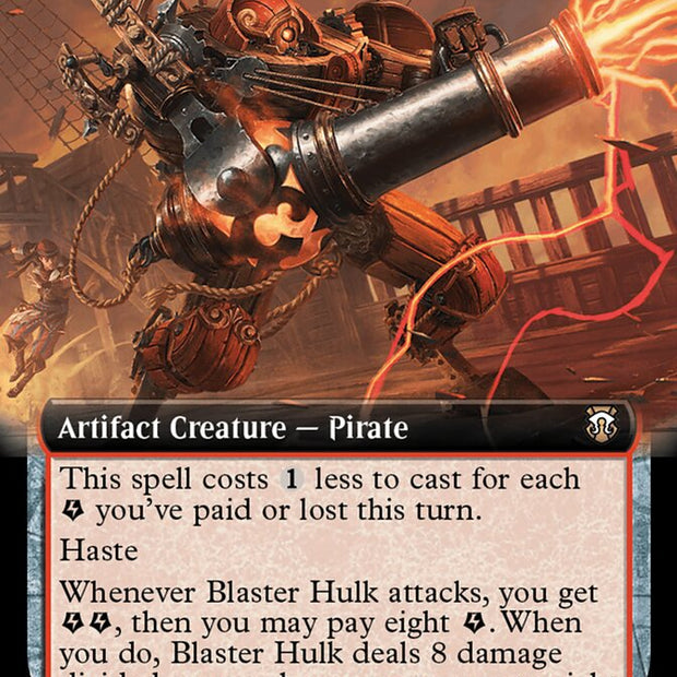 Blaster Hulk 55/411 (Commander: Modern Horizons 3)  - Extended Art