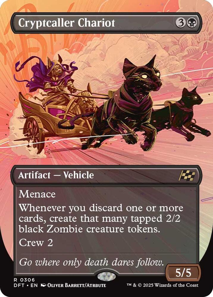 Cryptcaller Chariot 306/291 (Aetherdrift)  - Borderless Foil