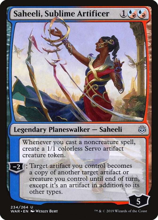 Saheeli, Sublime Artificer 234/264 (War of the Spark) 