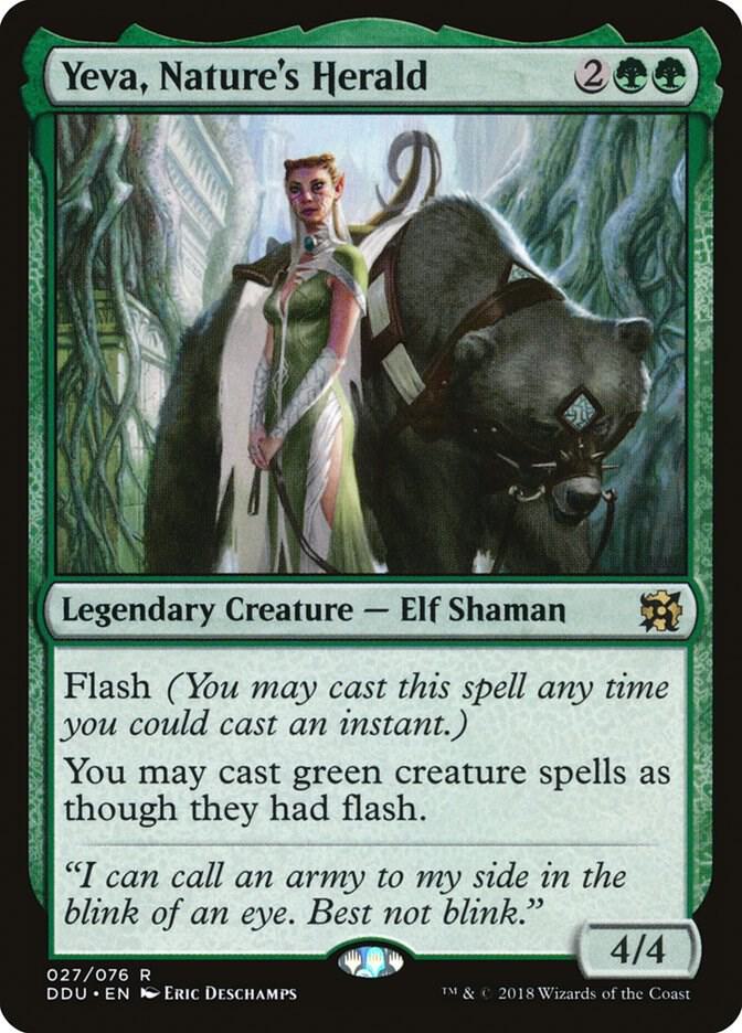 Yeva, Nature's Herald 27/76 (Duel Decks: Elves vs. Inventors) 