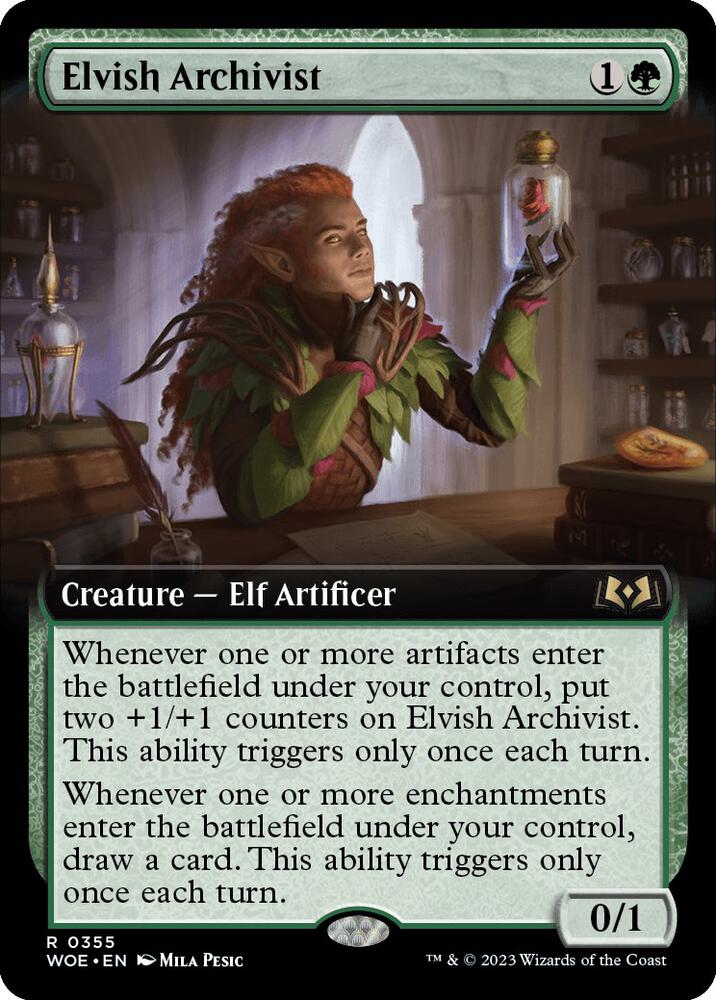 Elvish Archivist 355 (Wilds of Eldraine) 