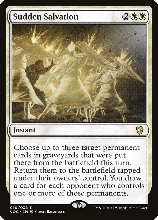 Sudden Salvation 10/38 (Commander: Innistrad: Crimson Vow) 