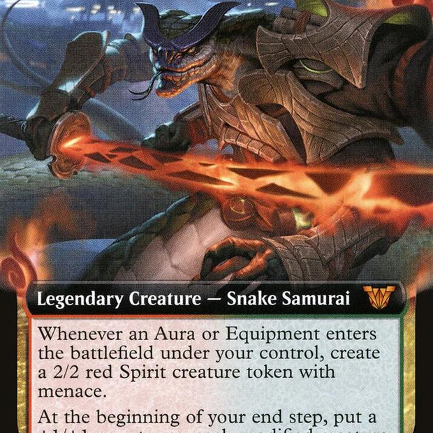 Chishiro, the Shattered Blade 73/38 (Commander: Kamigawa: Neon Dynasty)  - Extended Art