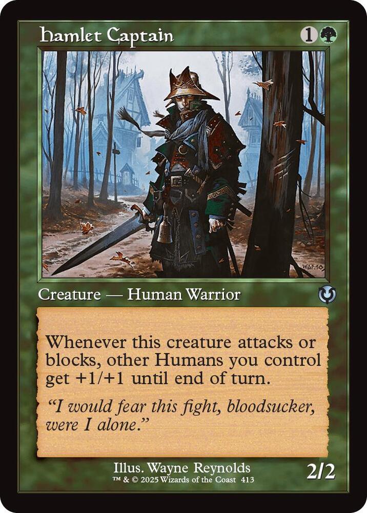 Hamlet Captain 413/287 (Innistrad Remastered)  - Retro Foil