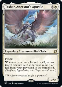 Teshar Ancestors Apostle 105/50 (Commander: Dominaria United) 