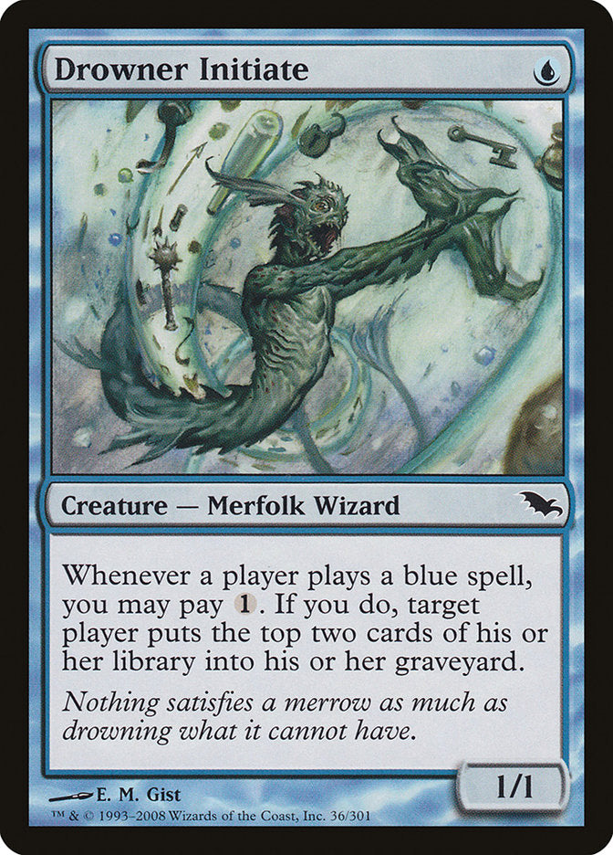 Drowner Initiate 36/301 (Shadowmoor) 